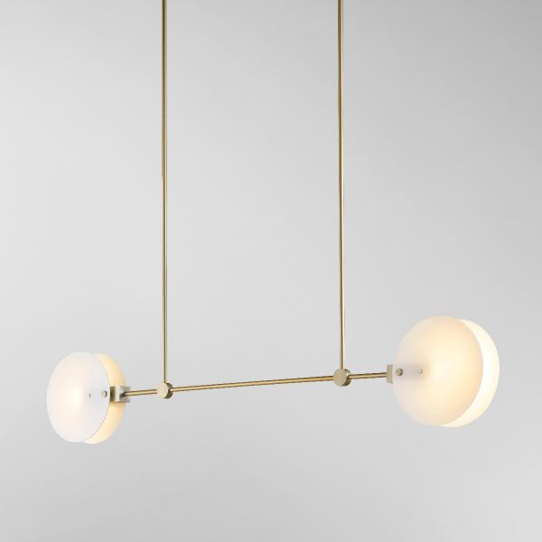 Nebulae 22- Double Horizontal Chandelier 