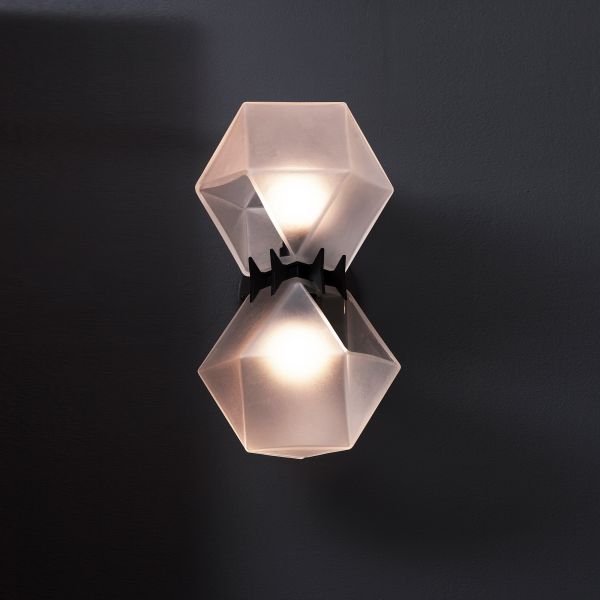 Welles Glass Double Wall Sconce
