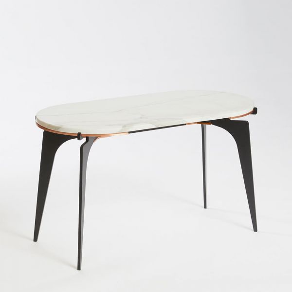 Prong Racetrack Side Table