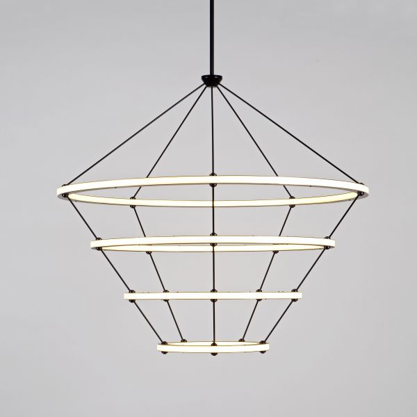 Halo Chandelier - 4 Rings