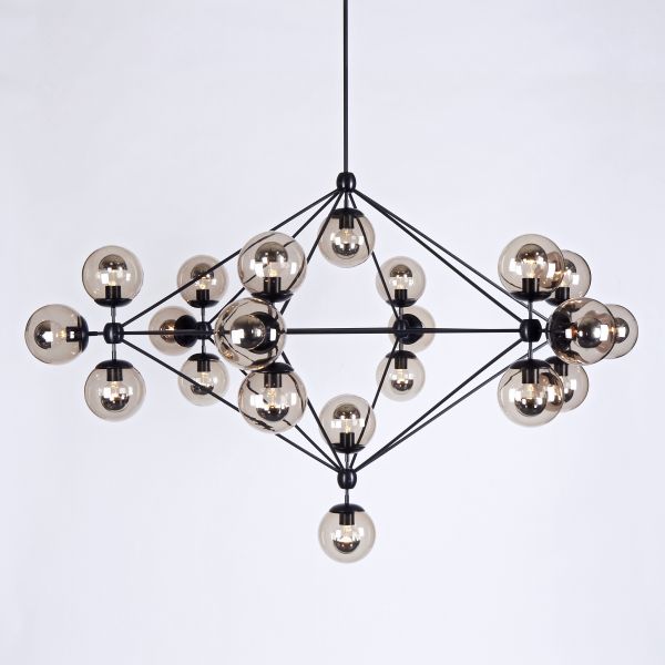 Modo Chandelier - 6 Sided - 21 Globes