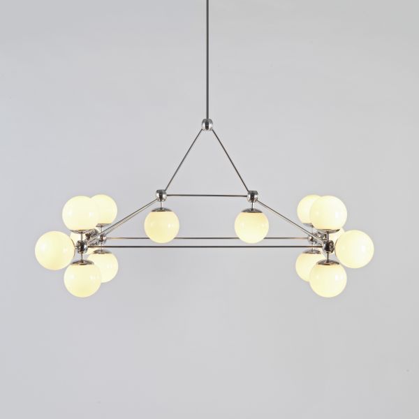 Modo Chandelier - Rectangle, 14 Globes