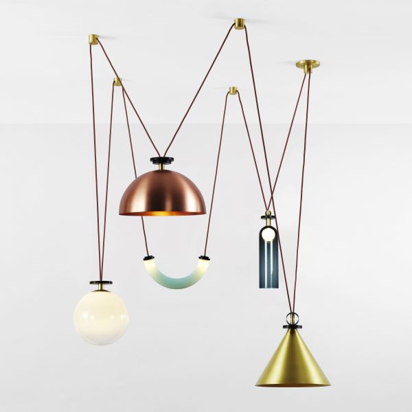 Shape Up 5-Piece Chandelier