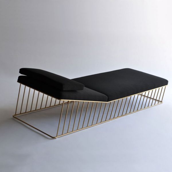 Wired Italic Chaise - Indoor