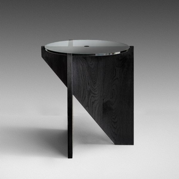 Lean Glass Side Table