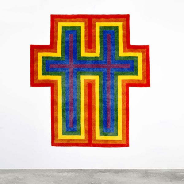 Rainbow Cross For Two by Jonathan Horowitz