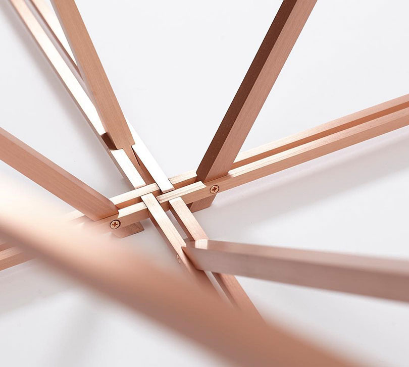 Detail of Tensegrity Table Base Detail of Tensegrity Table Base