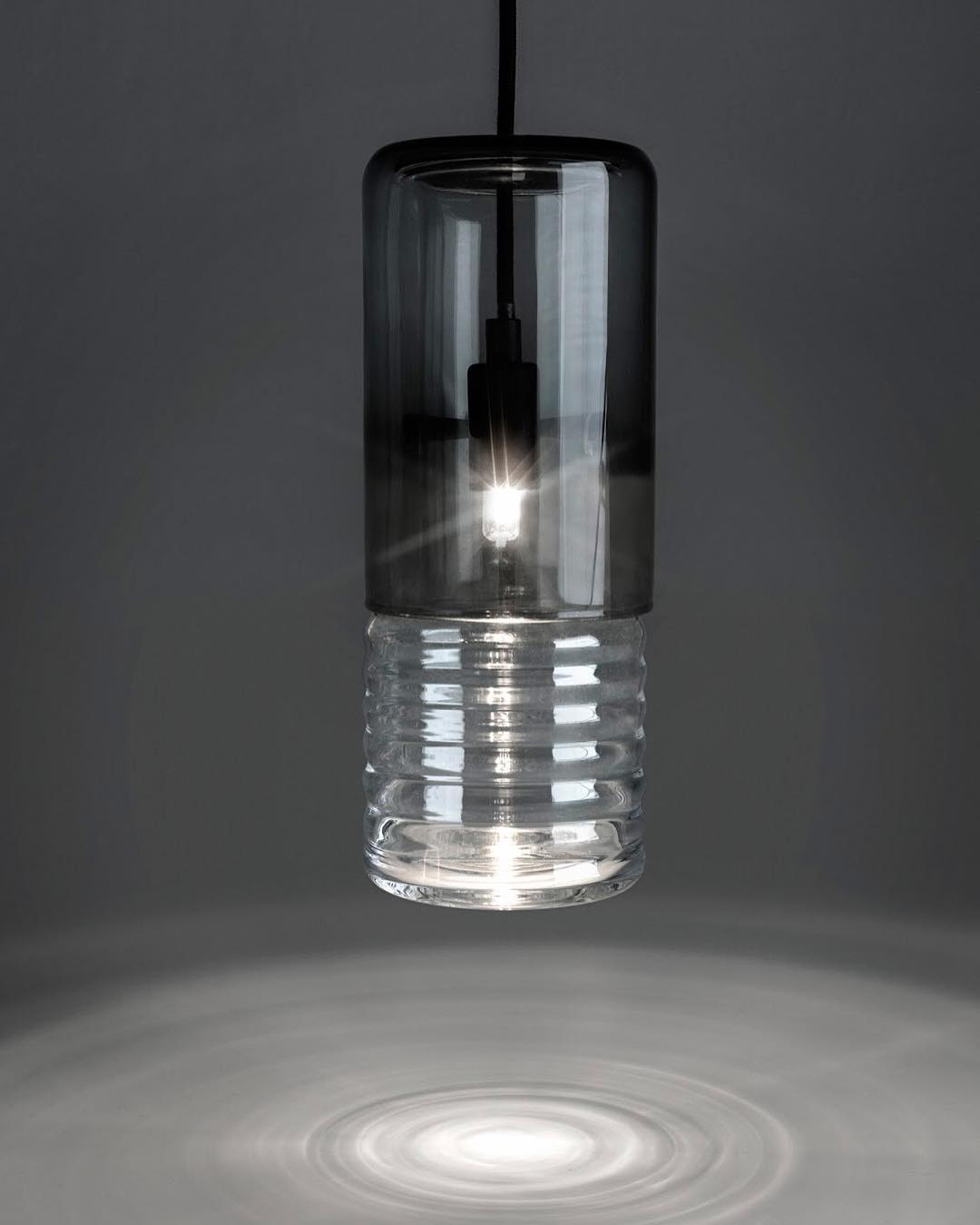 Tom Dixon Flask Oil Pendant with Fresnel Lens Tom Dixon Flask Oil Pendant with Fresnel Lens