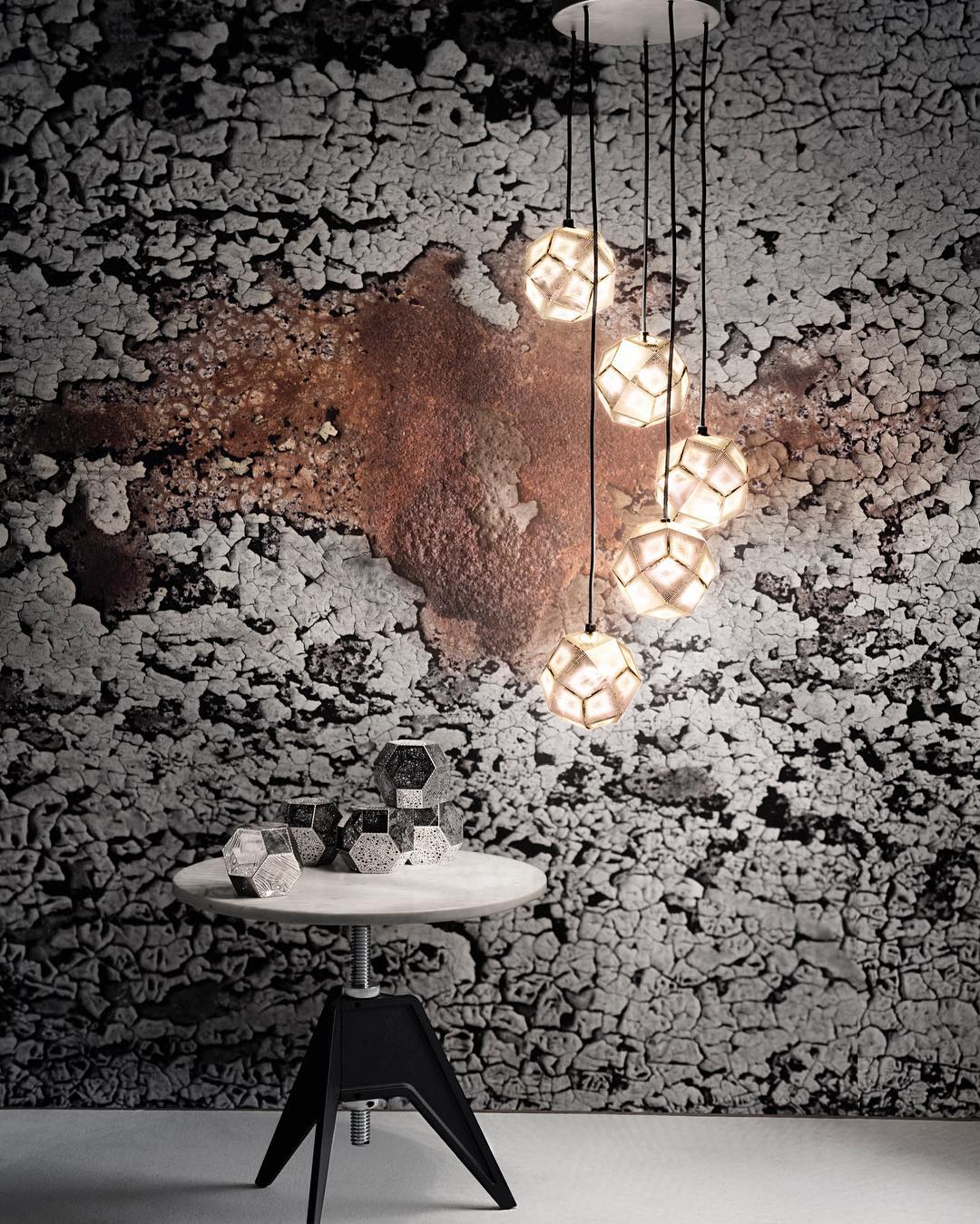 Tom Dixon mini etch pendants Tom Dixon mini etch pendants